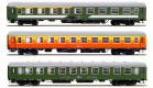 55060 ACME Set of 3 Passenger car of "Jugoslavia Express" train running between Beograd and Dortmund